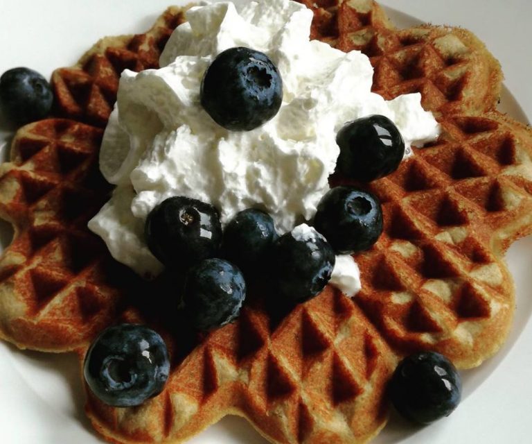 Bananen-Schoko-Waffeln