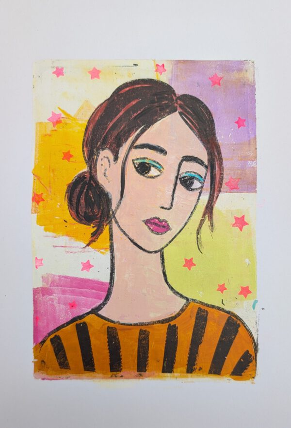 05.11.2026 Ausgefallene Frauenportraits - Laserprint-Transfer mit der Gelli Plate