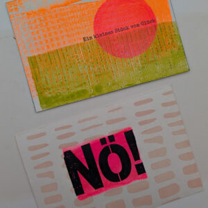01.10.2026 Kleine Kunst im Postkartenformat mit der Gelli Plate – Bild 1