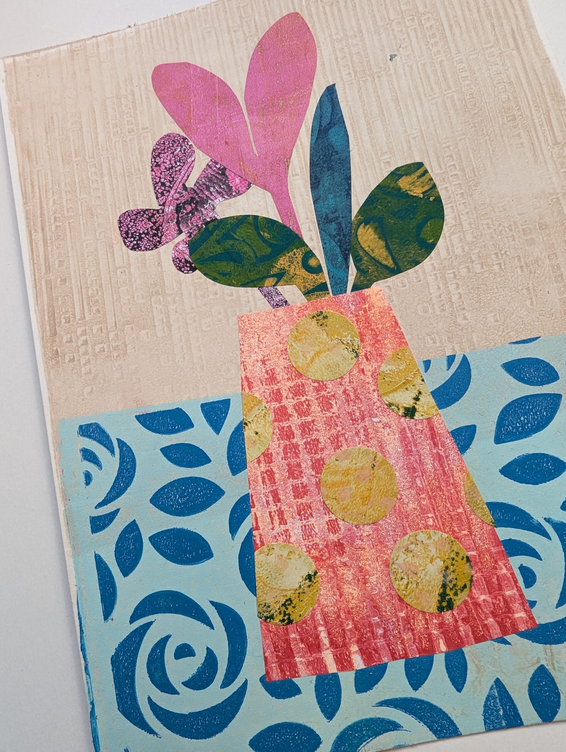 12.03.2027 Geometrische Collagen mit selbstgedruckten Papier – Bild 7