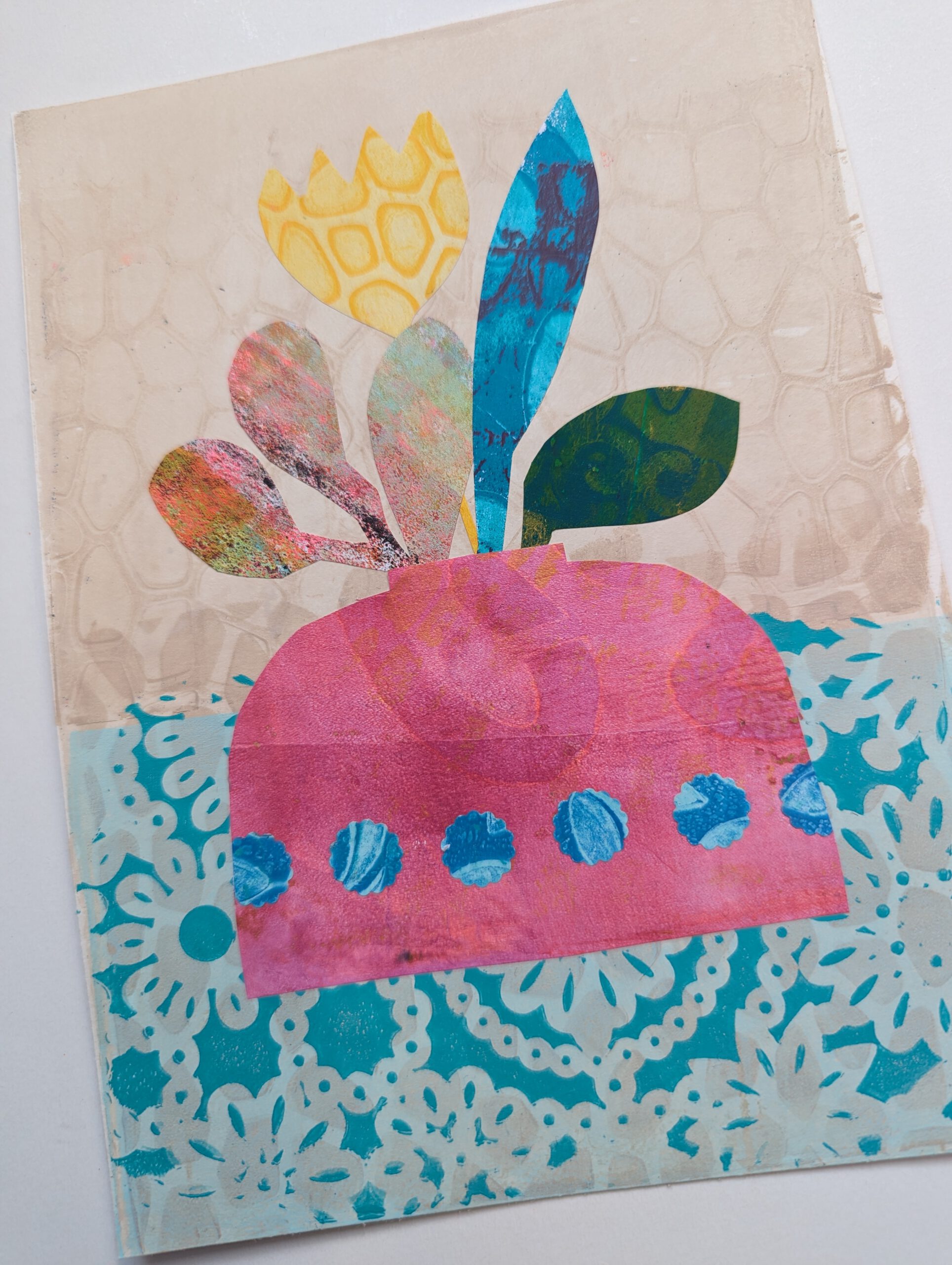12.03.2027 Geometrische Collagen mit selbstgedruckten Papier – Bild 8