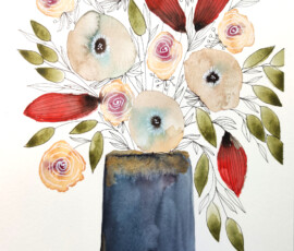 Aquarell & Fineliner