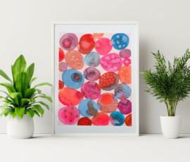 Abstraktes Aquarell
