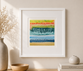 Abstraktes Aquarell