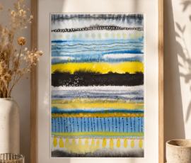 Abstraktes Aquarell