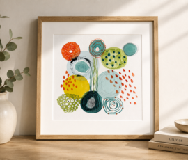 Abstraktes Aquarell