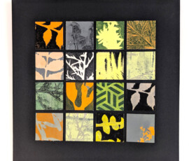 Collage aus Gelli Plate Drucken