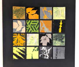Collage aus Gelli Plate Drucken